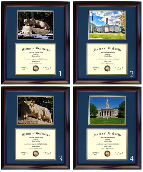 Penn State Diploma Frame, PSU Graduation Gift, Free Shipping - Etsy