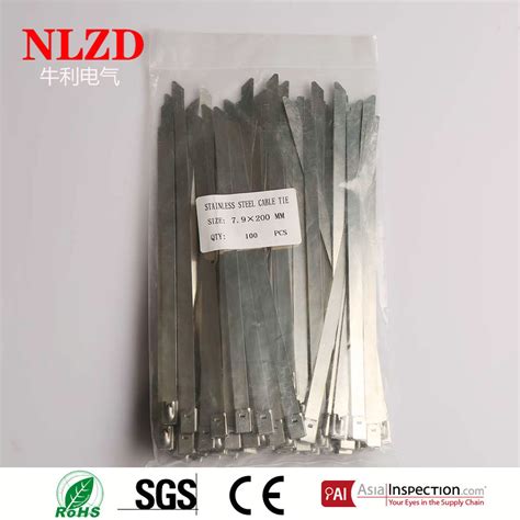 Ball Lock Uncoated Stainless Steel Cable Ties For Heavy Duty Metal