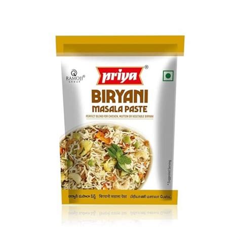 PRIYA BIRYANI MASALA PASTE - 300G X 6 - Thokmandee