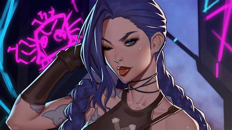 Jinx Arcane Netflix Series Lol Art 4k Hd Wallpaper Rare Gallery