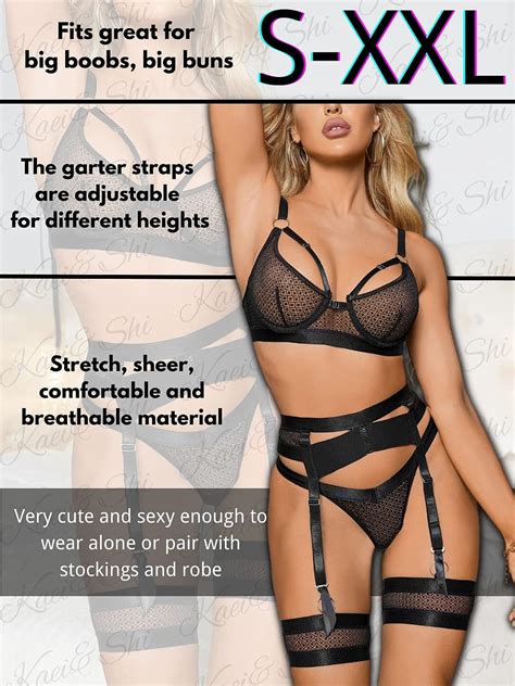 Buy Kaei Shi Garter Lingerie For Women Sexy Lace Lingerie Sheer