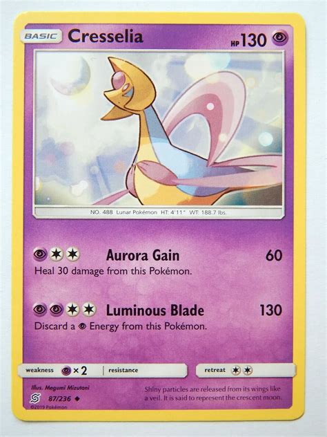 Cresselia Pokemon Card