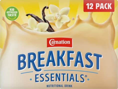 Carnation Breakfast Essentials® Classic French Vanilla Nutritional Drink, 12 ct / 8 fl oz - Kroger