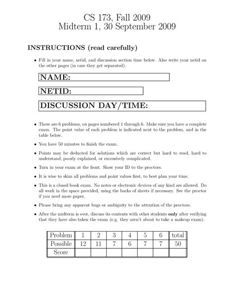 Exam Problems With Solutions Discrete Structures Cs Prove