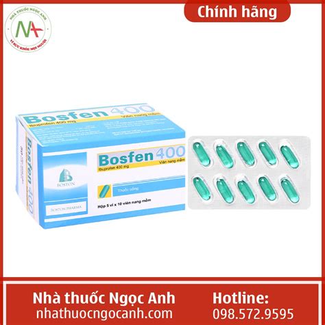 Thuốc Bosfen 400 là thuốc gì, giá bao nhiêu, liều dùng như thế nào?