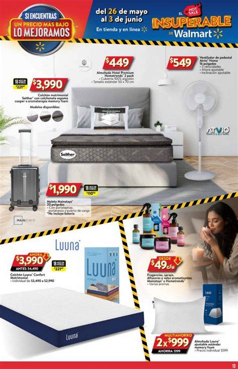 Folleto Walmart Hot Sale 2025 ofertas en electrónica y línea blanca al 3 de junio 2025