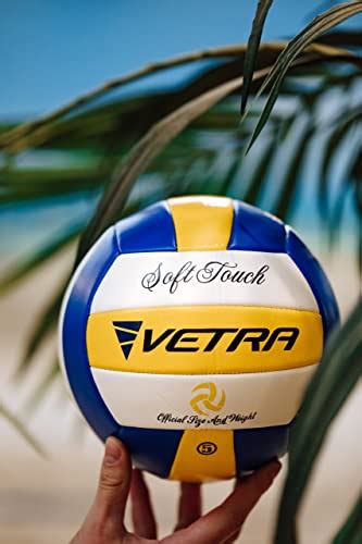 Vetra Volleyball Soft Touch Volley Ball Official Size 5 Yellowblue