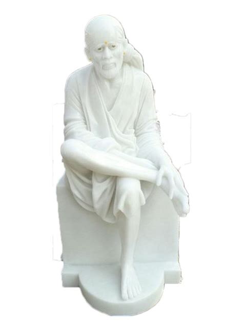 White Hindu Marble Sai Baba Statue For Temple Size 3 Feet At Rs