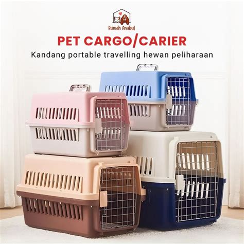 Jual Pet Cargo Kucing Anjing Ukuran Pet Carrier Kelinci Anbaul