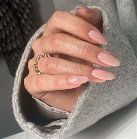 N U D E Gel Nails Nude Nails Simple Nails