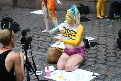 Visco Taken At The New York Bodypainting Day Agent J Loves