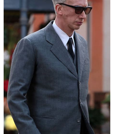 Ferrari 2023 Enzo (Adam Driver) Grey Suit | Boss Jackets