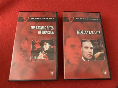 The Satanic Rites Of Dracula Dracula Ad Rare Horror Classics Vhs