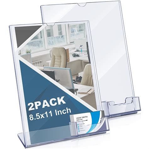 Amazon Vicenpal X Acrylic Sign Holder With Business Card