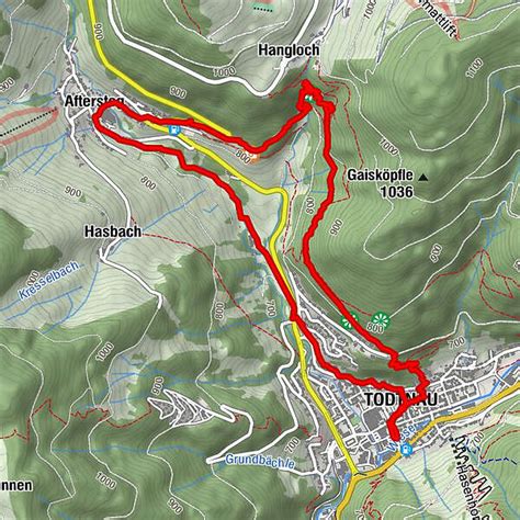 Rundwanderweg Todtnauer Wasserfälle BERGFEX Wanderung Tour Baden