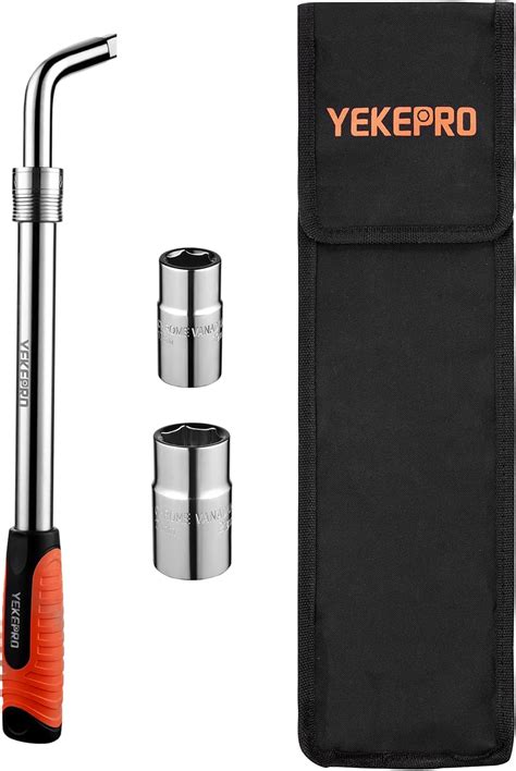 Amazon Yekepro Extendable Lug Nut Wrench With Flip Sockets