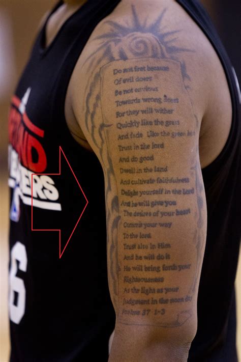 Damian Lillard's 18 Tattoos & Their Meanings - Body Art Guru