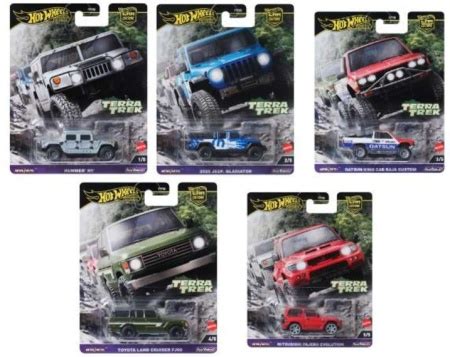 1 64 Set Hot Wheels Premium Terra Trek