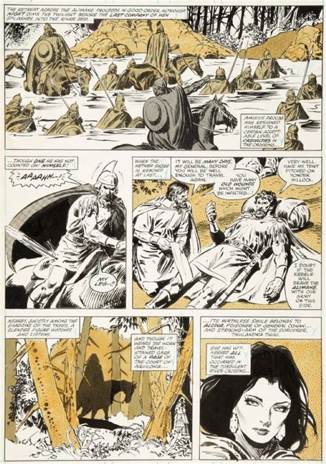 Savage Sword Of Conan T50 P32 In Fan De Planches S US John Buscema