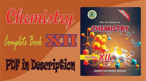 Chemistry New Book Sindh Board Xii Chemistry Complete Book Pdf