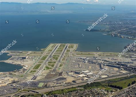 Aerial View San Francisco International Airport Editorial Stock Photo