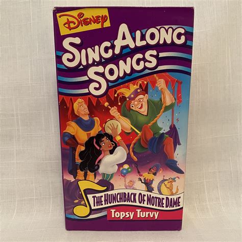 Sing Along Songs The Hunchback Of Notre Dame Topsy Turvy Vhs Video