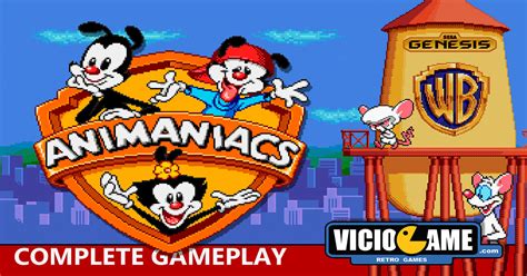 🎮 Animaniacs Mega Drive Complete Gameplay Viciogame