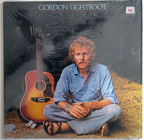 Rare Label Variant Gordon Lightfoot Sundown Vinyl Lp Original 1974