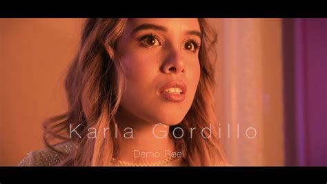 DEMO REEL Actriz Karla Gordillo YouTube