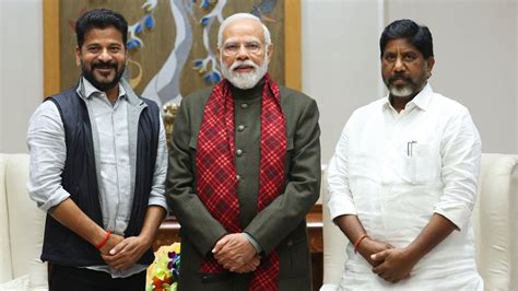 Telangana Cm Revanth Reddy Dcm Bhatti Vikramarka Meet Pm Modi In Delhi