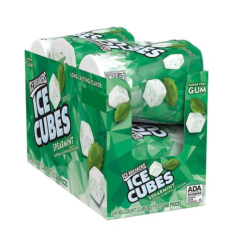 Ice Breakers Ice Cubes Chicle De Mascar Sin Az Car Con Sabor A Menta