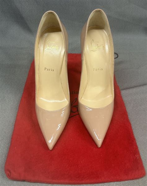Christian Louboutin Nude Patent Pump Size Gorg Gem