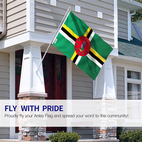 Fly Breeze Dominica Flag 3x5 Foot - Anley Flags