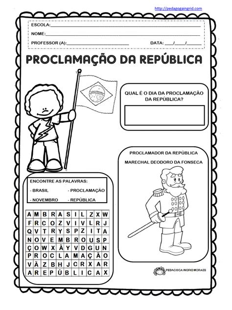 Atividade Sobre A Proclamação Da Republica - Atividade Proclamação Da República | PDF | Blog | Informática