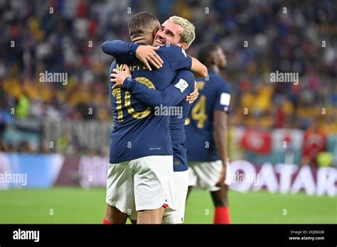 Final Jubilation Antoine Griezmann Fra With Kylian Mbappe Fra