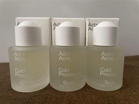 Lot Of Act Acre Cold Processed Stem Cell Scalp Serum Oz Brand