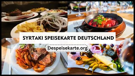 Syrtaki Deutschland Speisekarte Preise