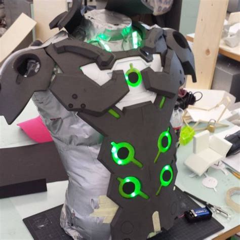 Glowing Overwatch Genji Cosplay « Adafruit Industries – Makers, hackers ...