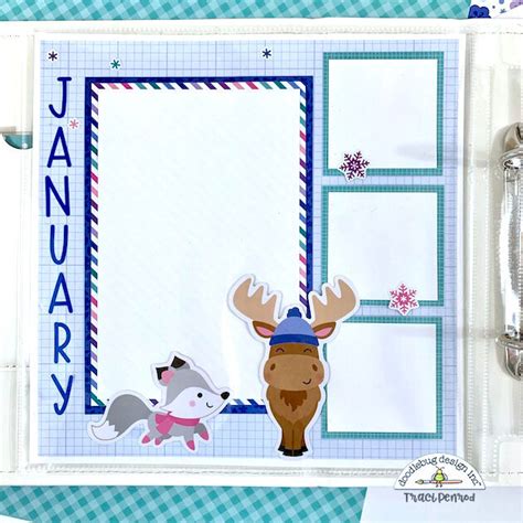 Winter Scrapbook Page Layouts - Project Idea - Scrapbook.com