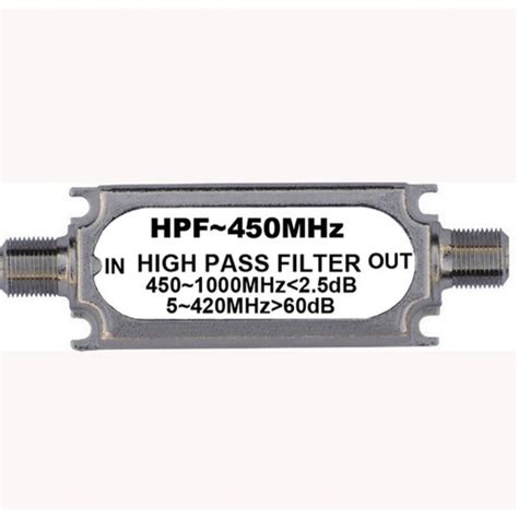 Novo Filtro Passa Alta High Pass Filter Hpf 450mhz No Shoptime