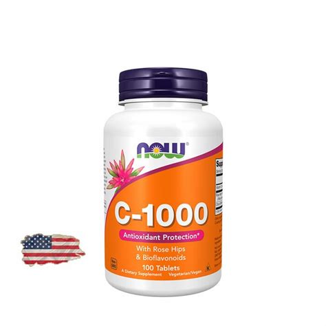 Витамин С Now Foods Vitamin C-1000 - 100 таблеток | купить в Астане