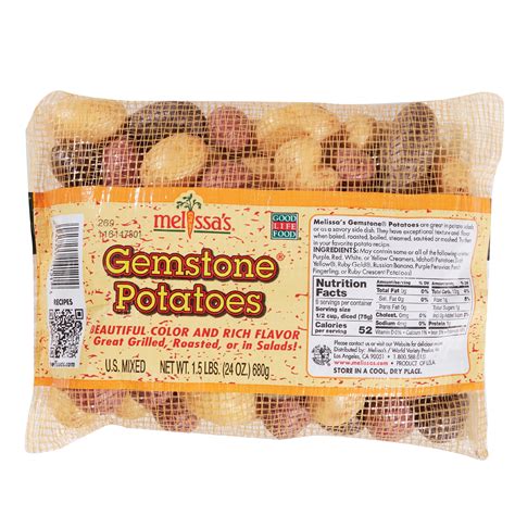 Fresh Gemstone Medley Baby Potatoes 15 Lb Bag