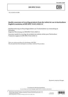 DIN SPEC 91421 PDF - Engineering Standards Download