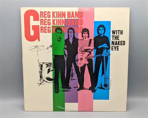 Greg Kihn Band With The Naked Eye Vintage Vinyl Record Retro Album