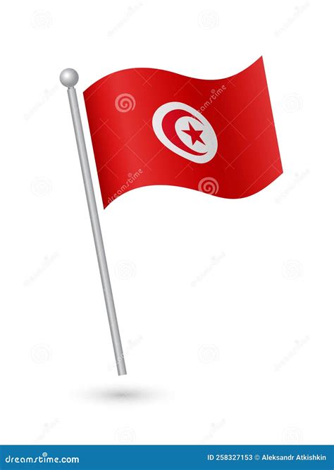 Tunisia National Flag Stock Vector Illustration Of Patriotism