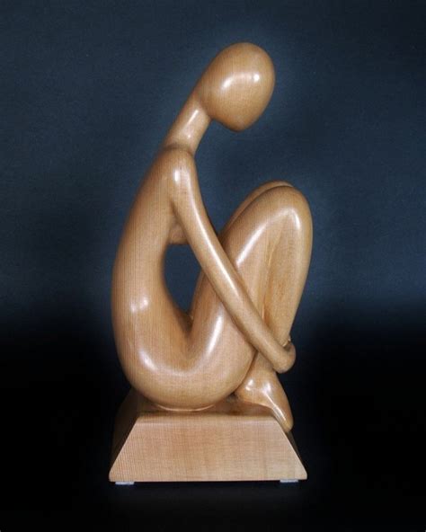 Nude Woman Wood Sculpture AELITA Etsy