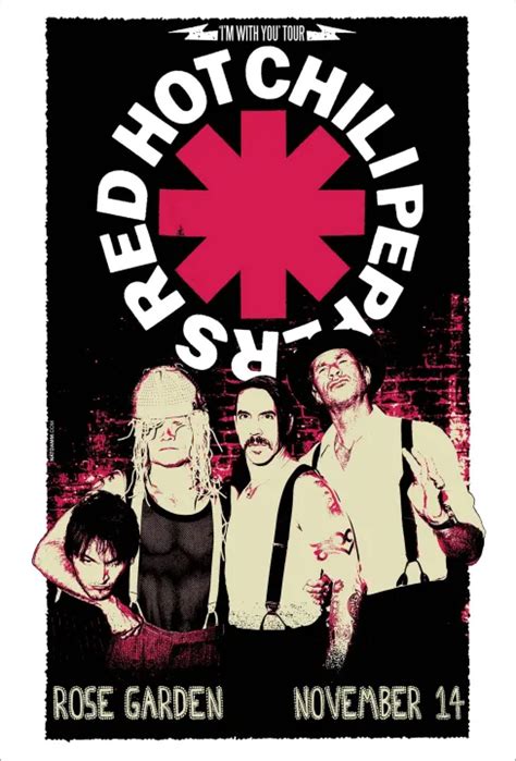 Red Hot Chili Peppers Kiedis Flea Poster