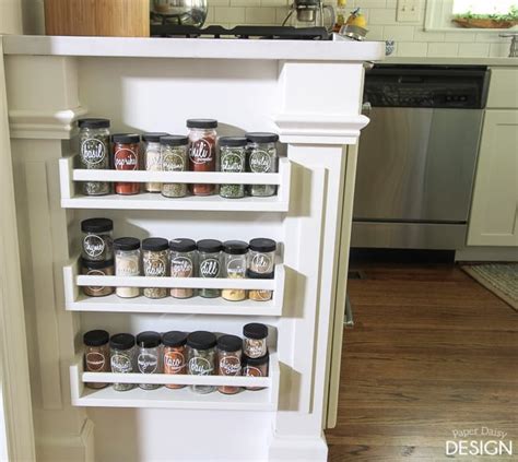 40 ways to organize with an Ikea Spice Rack - A girl and a glue gun