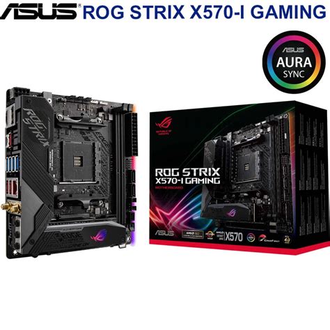 Asus Rog X570 Crosshair Viii Impact Amd Am4 Ryzen 3000 Mini Dtx Sff Gaming Motherboard