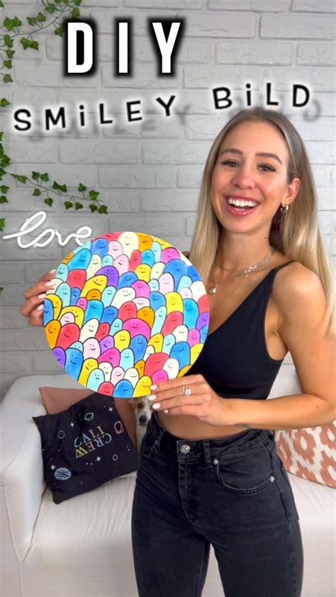 Malen Gegen Langeweile Diy Smiley Bild Selbst Malen Zeichnen